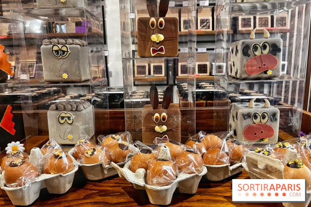 Les chocolats de Pâques géométriques 2022 de Choco au Carré