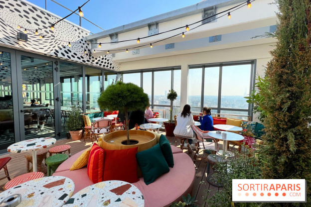 Restaurant-rooftop Mama Shelter La Défense.