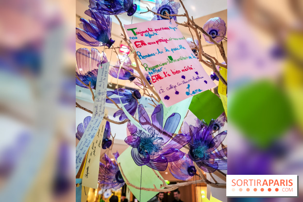 Les bouteilles à la mer, l'exposition poétique et florale autour de la pollution à Beaugrenelle