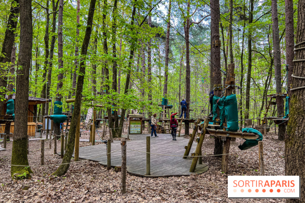 Aventure Floreval, l'accrobranche canon aux portes de Paris