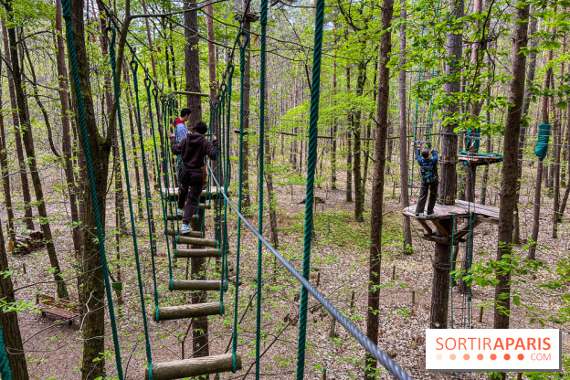 Aventure Floreval, l'accrobranche canon aux portes de Paris