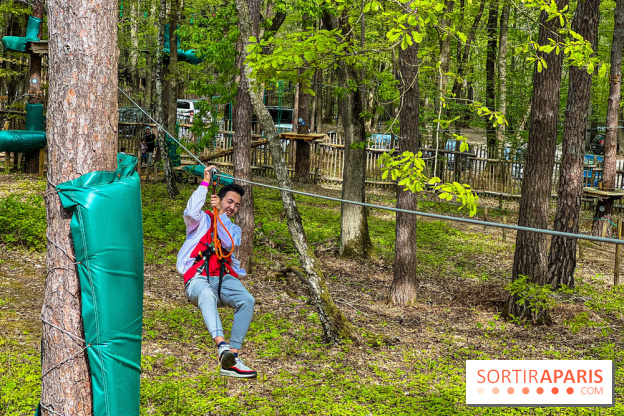 Aventure Floreval, l'accrobranche canon aux portes de Paris