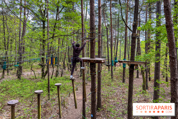 Aventure Floreval, l'accrobranche canon aux portes de Paris