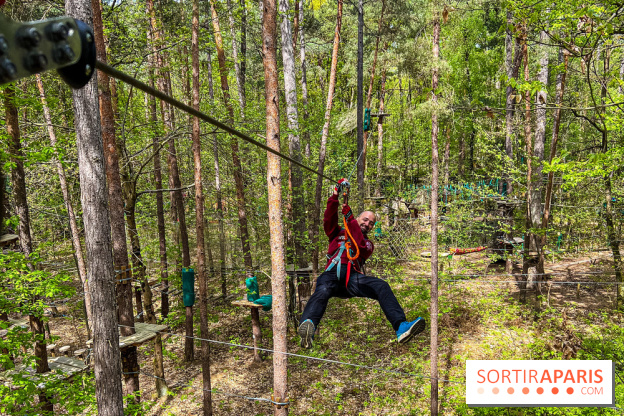 Aventure Floreval, l'accrobranche canon aux portes de Paris