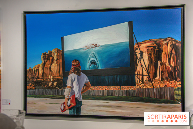 Pop Corn Time, nos photos de l'exposition de toiles et de NFT à la galerie Goldshteyn-Saatort