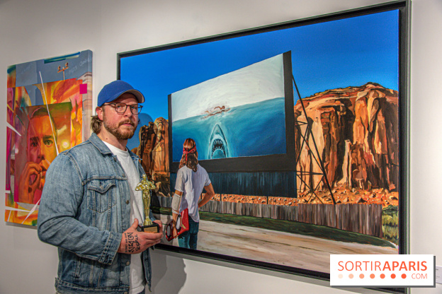 Pop Corn Time, nos photos de l'exposition de toiles et de NFT à la galerie Goldshteyn-Saatort