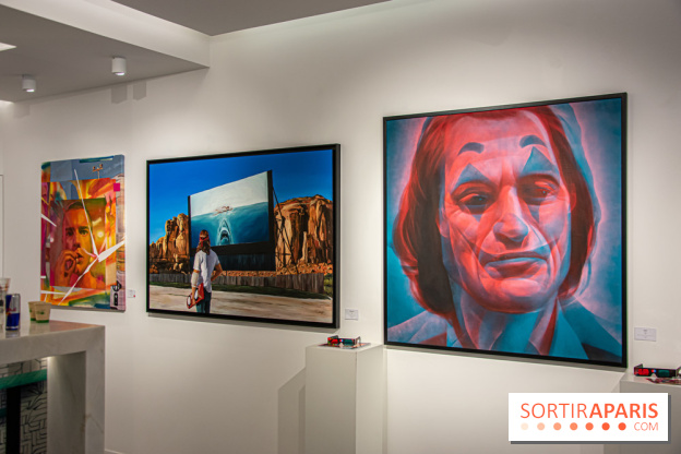 Pop Corn Time, nos photos de l'exposition de toiles et de NFT à la galerie Goldshteyn-Saatort
