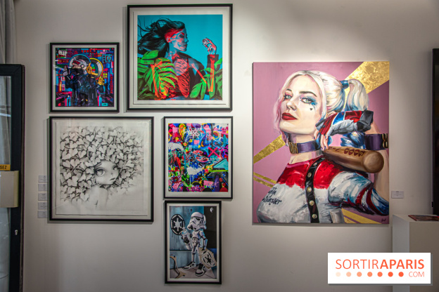 Pop Corn Time, nos photos de l'exposition de toiles et de NFT à la galerie Goldshteyn-Saatort