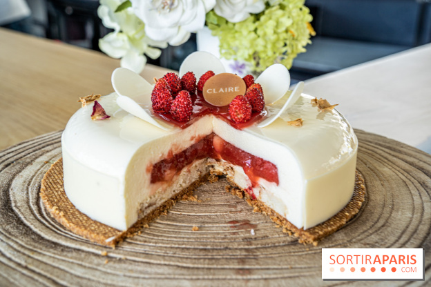 Rosa, la pâtisserie fraise rose de Claire Heitzler pour la Fête des Mères