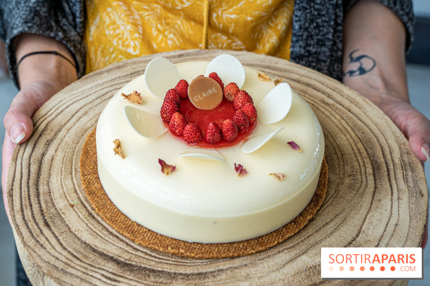 Rosa, la pâtisserie fraise rose de Claire Heitzler pour la Fête des Mères