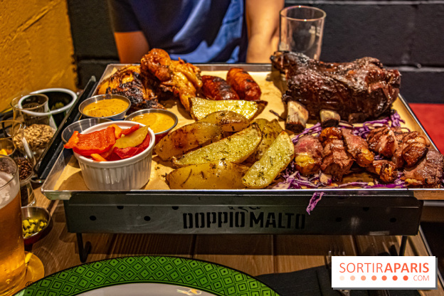 Doppio Malto, le brasseur italien roi de la viande braisée au cœur des 4 Temps, à La Défense