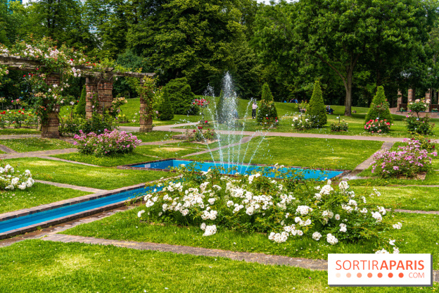 La Roseraie du Parc Lebaudy sur l'Ile de Puteaux
