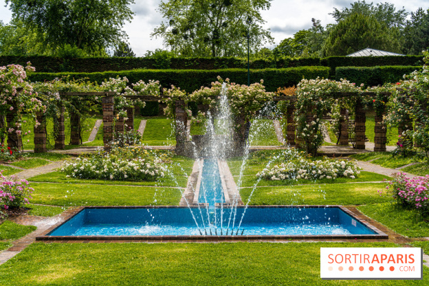 La Roseraie du Parc Lebaudy sur l'Ile de Puteaux