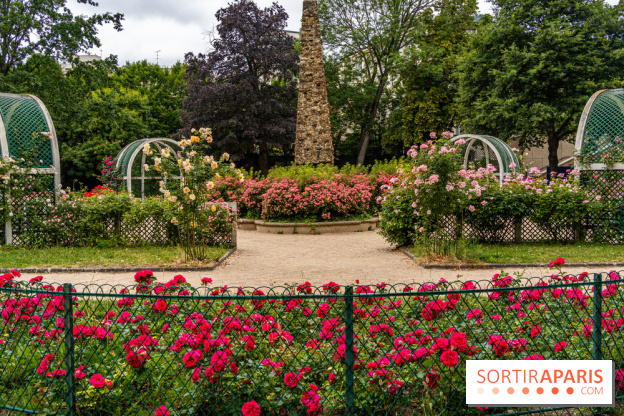 La roseraie du Square René-le-Gall