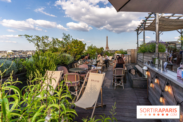 La terrasse en Rooftop du Brach, le bar perché dans un jardin potager -  A7C7698