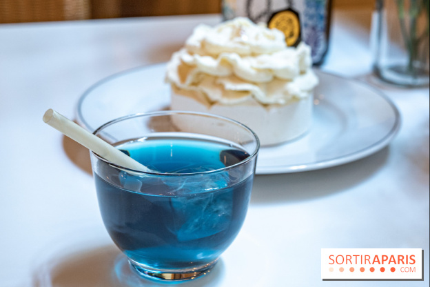 Thé glacé et pavlova Flower Summer chez Mariage Frères