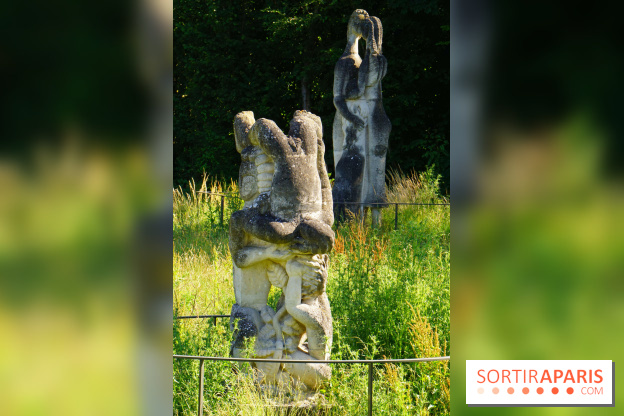 Le jardin de sculptures de la Dhyus, un lieu insolite en Île-de-France