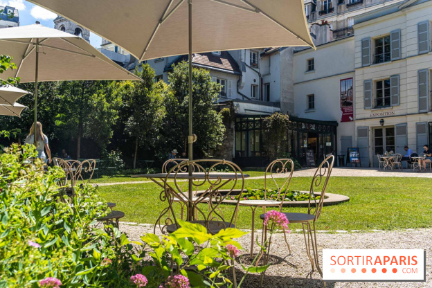 Le Café Renoir au sein du Jardin Renoir du Musée Montmartre 2022