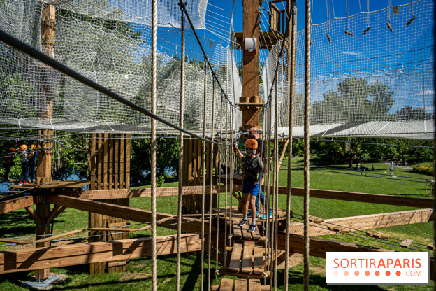 Accrocamp Créteil, les photos de l'accrobranche 