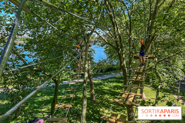 Accrocamp Créteil, les photos de l'accrobranche 
