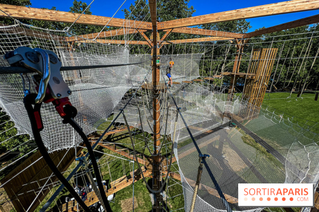 Accrocamp Créteil, les photos de l'accrobranche 