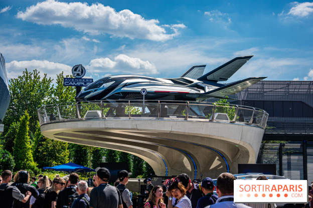 Avengers Campus, notre report de la nouvelle zone dédiée au super-héros Marvel à Disneyland Paris Quinjet