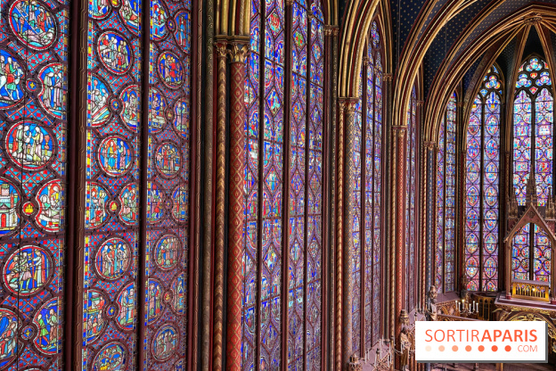 La Sainte-Chapelle et ses 1113 vitraux, un véritable joyau gothique à Paris