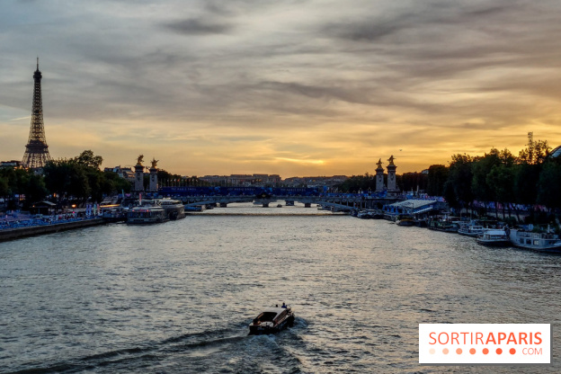Visuels Paris - La Seine - Coucher de soleil