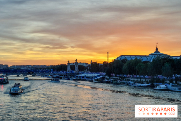 Visuels Paris - La Seine - Coucher de soleil