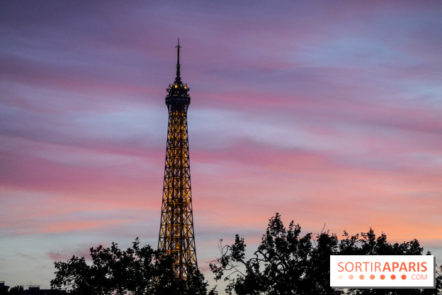Visuels Paris - Tour Eiffel - Coucher de soleil