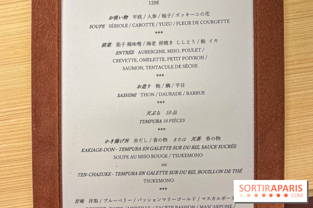 Tenzen restaurant japonais confidentiel de Tempuras