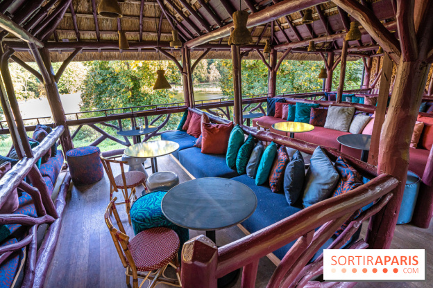 L’hôtel Les Étangs de Corot - terrasse guinguette