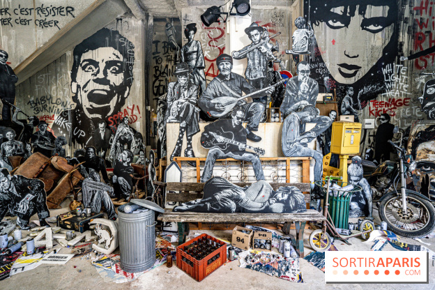 Exposition Jef Aérosol à Paris, 40 ans de pochoirs