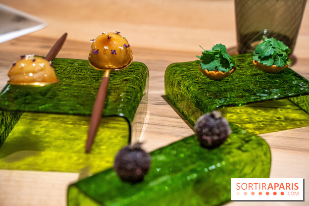 Le Corot restaurant étoilé des Etangs de Corot, les photos du lieu rénové et ses menus