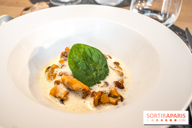 Pianovins restaurant Paris 11e - poêlée de moules de Bouchot - girolles