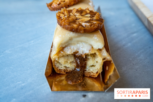 L'Éclair de Génie Café Paris - éclair double Café Amande Marcona