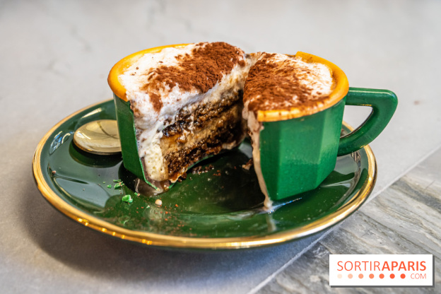 L'Éclair de Génie Café Paris - tasse tiramisu