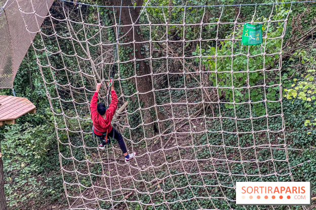 Accrocamp Poissy, le nouvel accrobranche au parc du château de Villiers