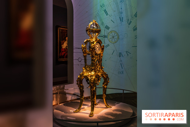 Exposition Louis XV - Château de Versailles - pendule de passemant - pendule astronomique