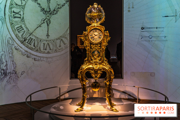 Exposition Louis XV - Château de Versailles - pendule de passemant - pendule astronomique
