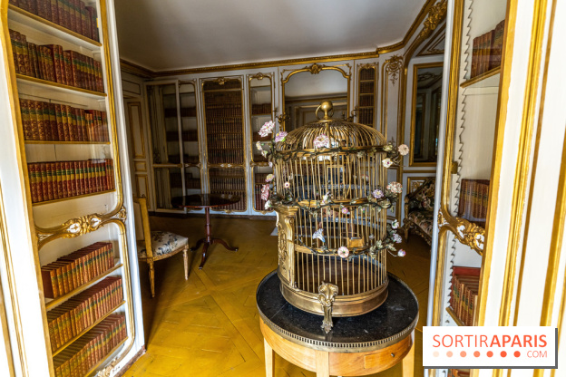 Les appartements de Madame Du Barry restaurés au Château de Versailles - bibliothèque