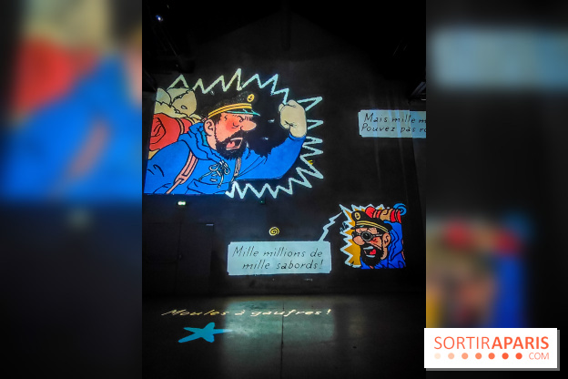 Tintin, l'aventure immersive à l'Atelier des Lumières : l'exposition insolite à vivre - nos photos