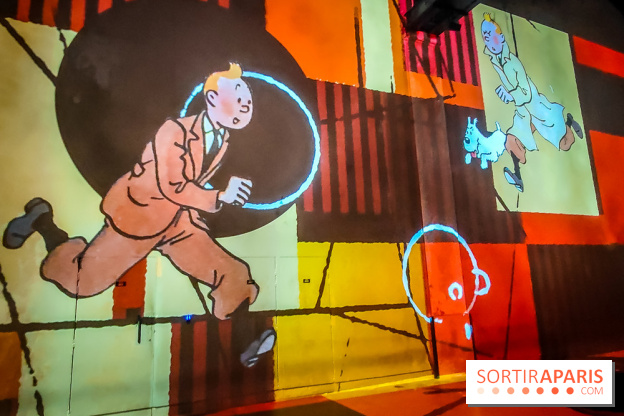 Tintin, l'aventure immersive à l'Atelier des Lumières : l'exposition insolite à vivre - nos photos