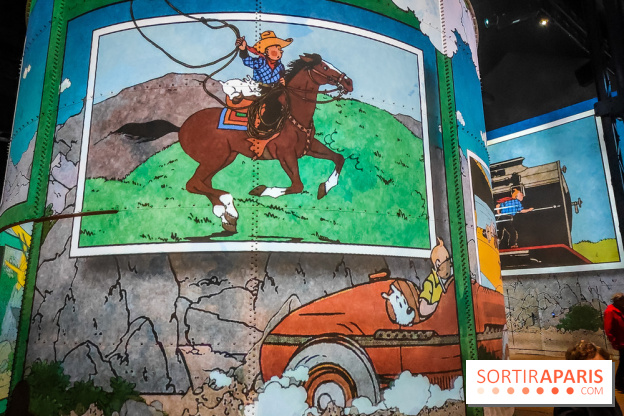 Tintin, l'aventure immersive à l'Atelier des Lumières : l'exposition insolite à vivre - nos photos