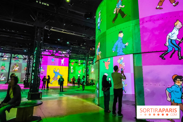 Tintin, l'aventure immersive à l'Atelier des Lumières : l'exposition insolite à vivre - nos photos