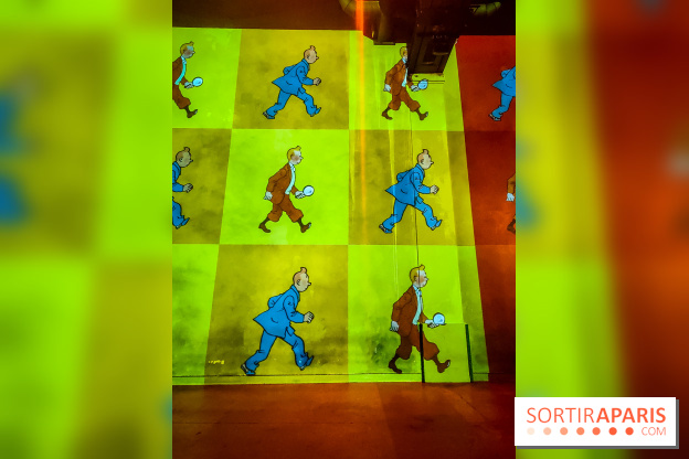 Tintin, l'aventure immersive à l'Atelier des Lumières : l'exposition insolite à vivre - nos photos