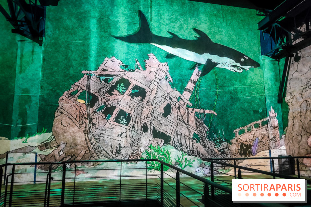 Tintin, l'aventure immersive à l'Atelier des Lumières : l'exposition insolite à vivre - nos photos