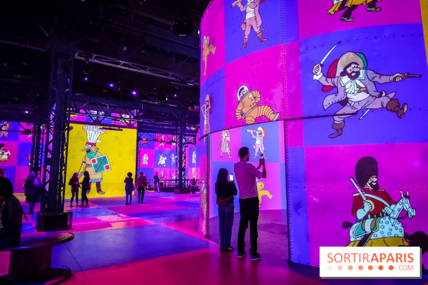 Tintin, l'aventure immersive à l'Atelier des Lumières : l'exposition insolite à vivre - nos photos