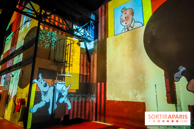 Tintin, l'aventure immersive à l'Atelier des Lumières : l'exposition insolite à vivre - nos photos