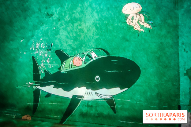 Tintin, l'aventure immersive à l'Atelier des Lumières : l'exposition insolite à vivre - nos photos
